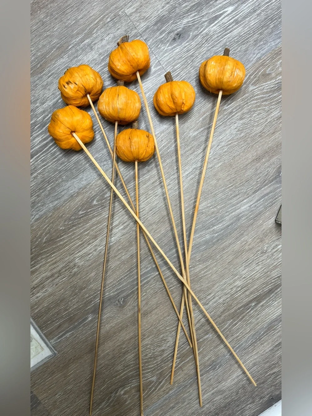 Set of 6 Pumpkin Picks